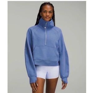 Lululemon Scuba Half Zip Sweatshirt Funnel
Neck Hoodie - Waterdrop Blue
